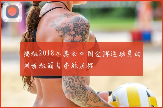 揭秘2018冬奥会中国金牌运动员的训练秘籍与夺冠历程