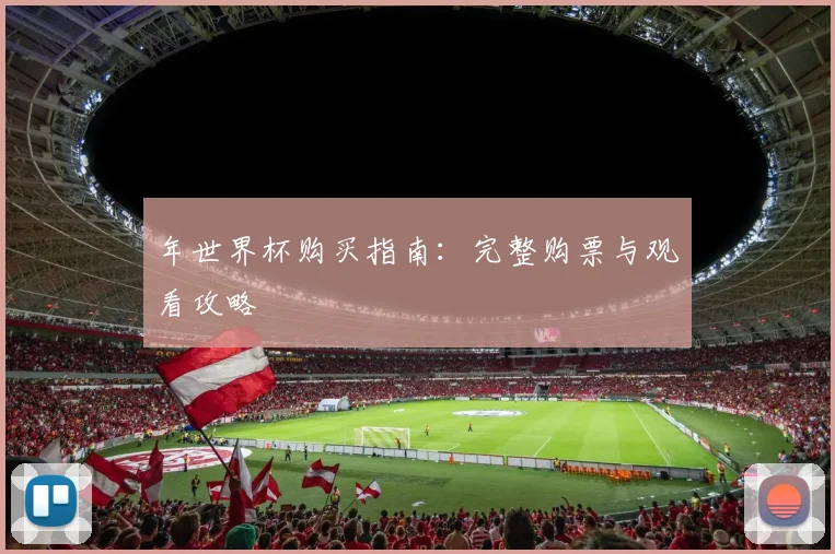 年世界杯购买指南:完整购票与观看攻略