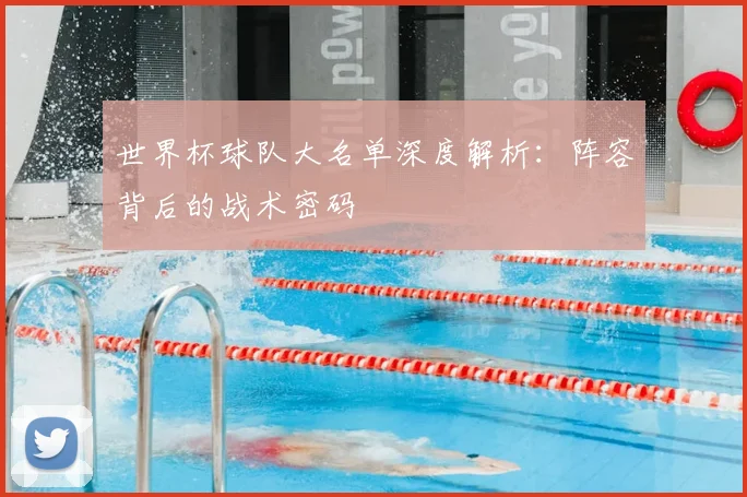 世界杯球队大名单深度解析：阵容背后的战术密码
